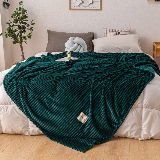 Single layer blanket;  fleece blanket